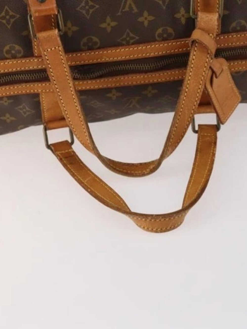 LOUIS VUITTON Monogram Sac Souple 55 Boston Bag M41622 LV Auth BAZ853 - Picture 7 of 16